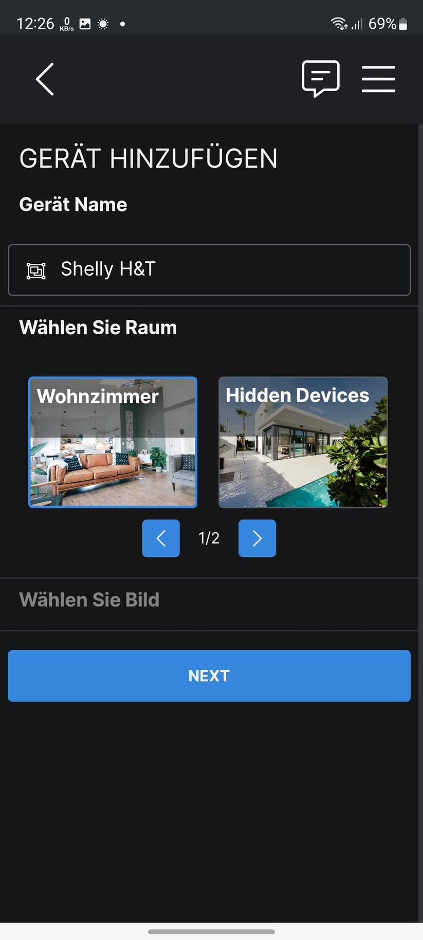 Shelly Cloud: Neues Gerät einrichten
