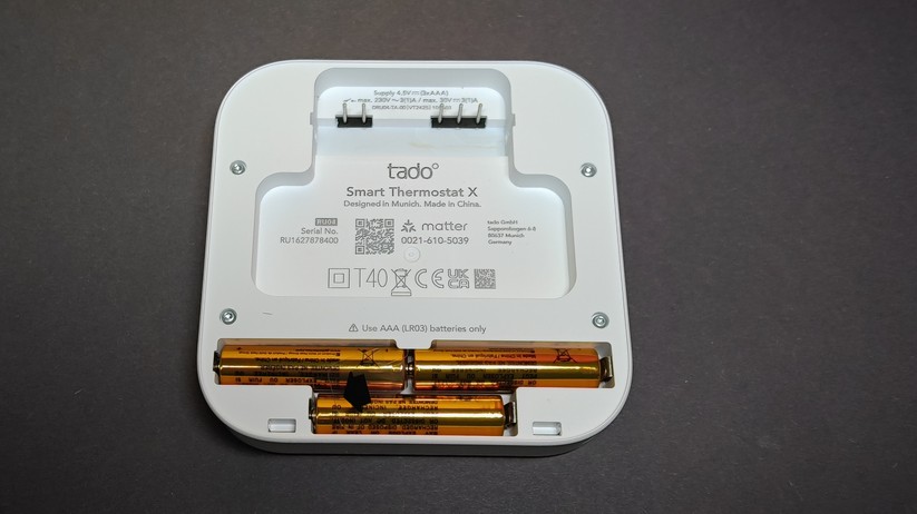 Tado X – batteriebetriebenes Thermostat für Fußbodenheizungen mit Thread