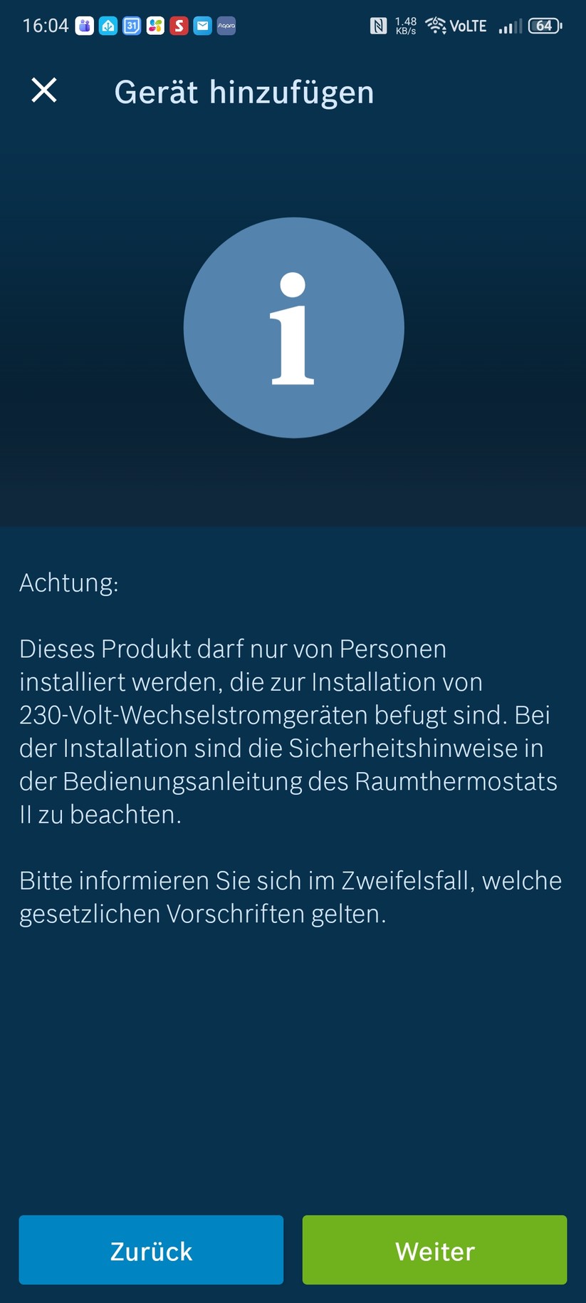 Bosch Raumthermostat II 230V: Inbetriebnahme, Einstellungen und Heizpläne mit Bosch-App „Smart Home“