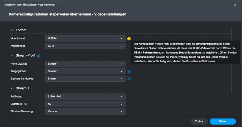 Synology Surveillance Station auf Synology DS223
