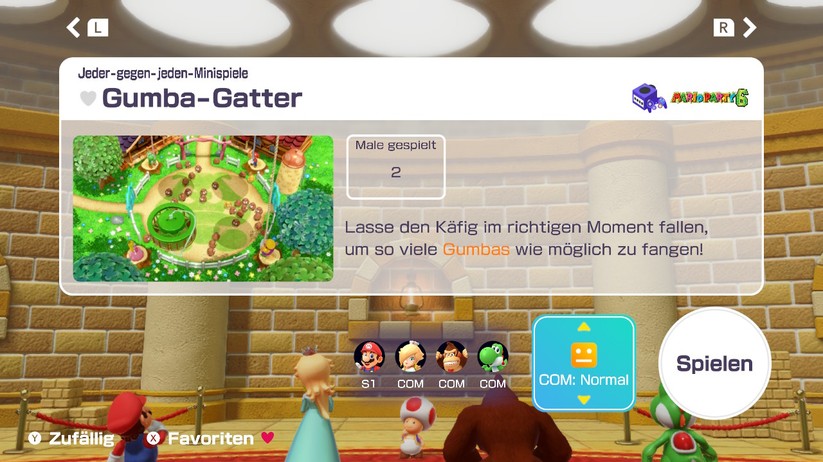 Mario Party Superstars auf der Switch 