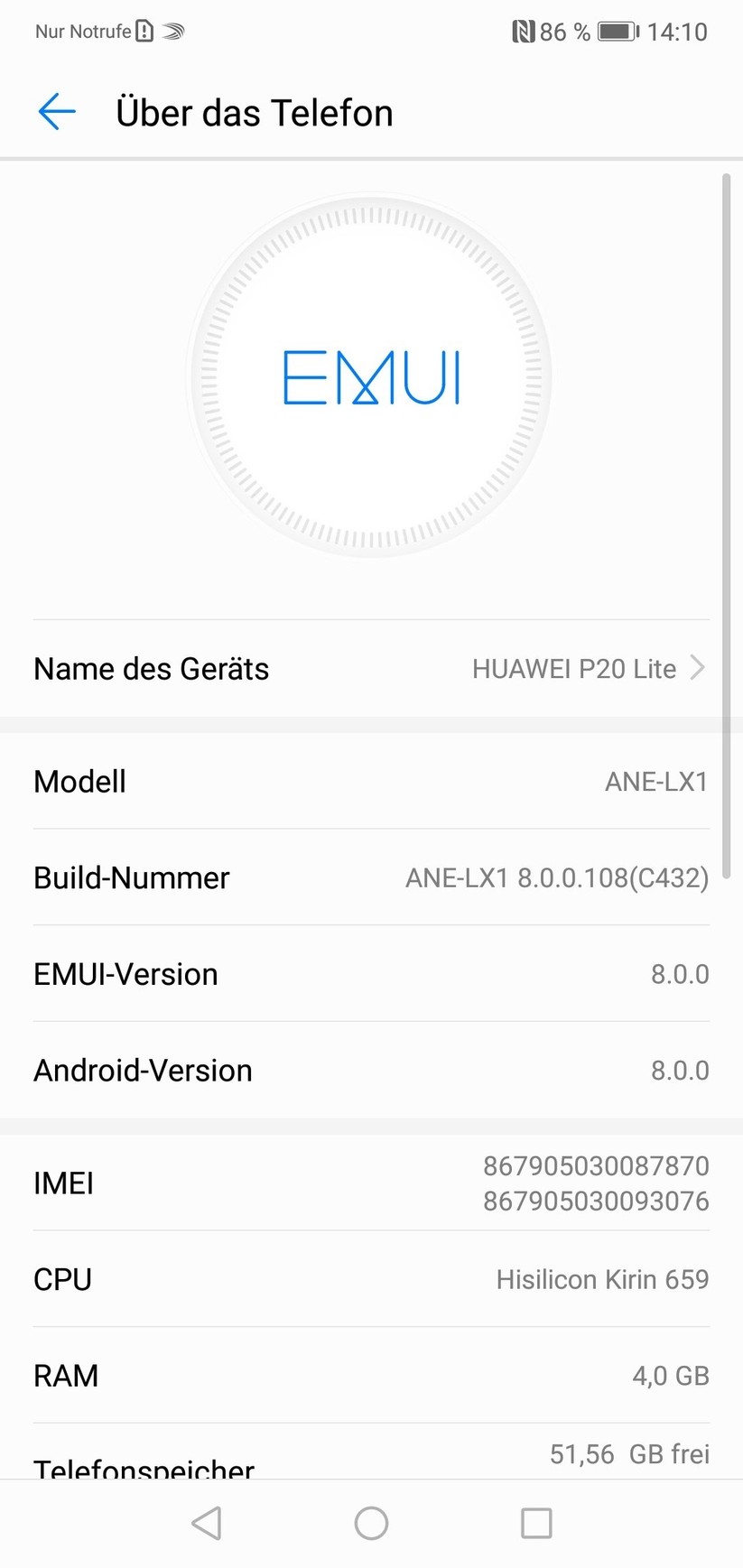 Über das Smartphone