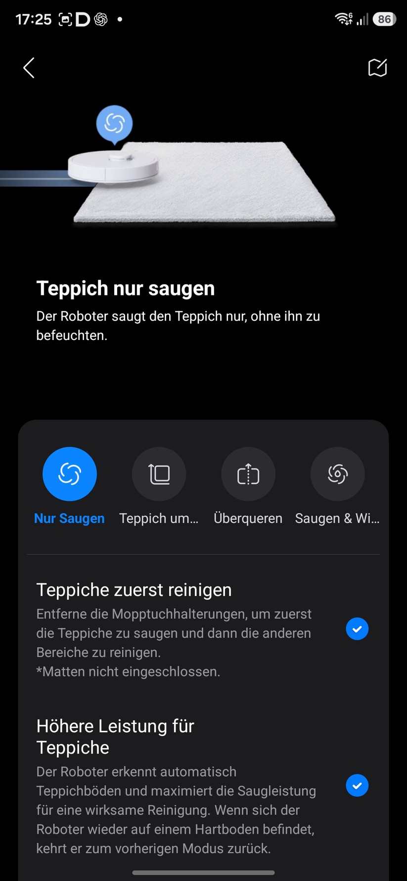 Roborock Qrevo Edge 2 – App & Einrichtung