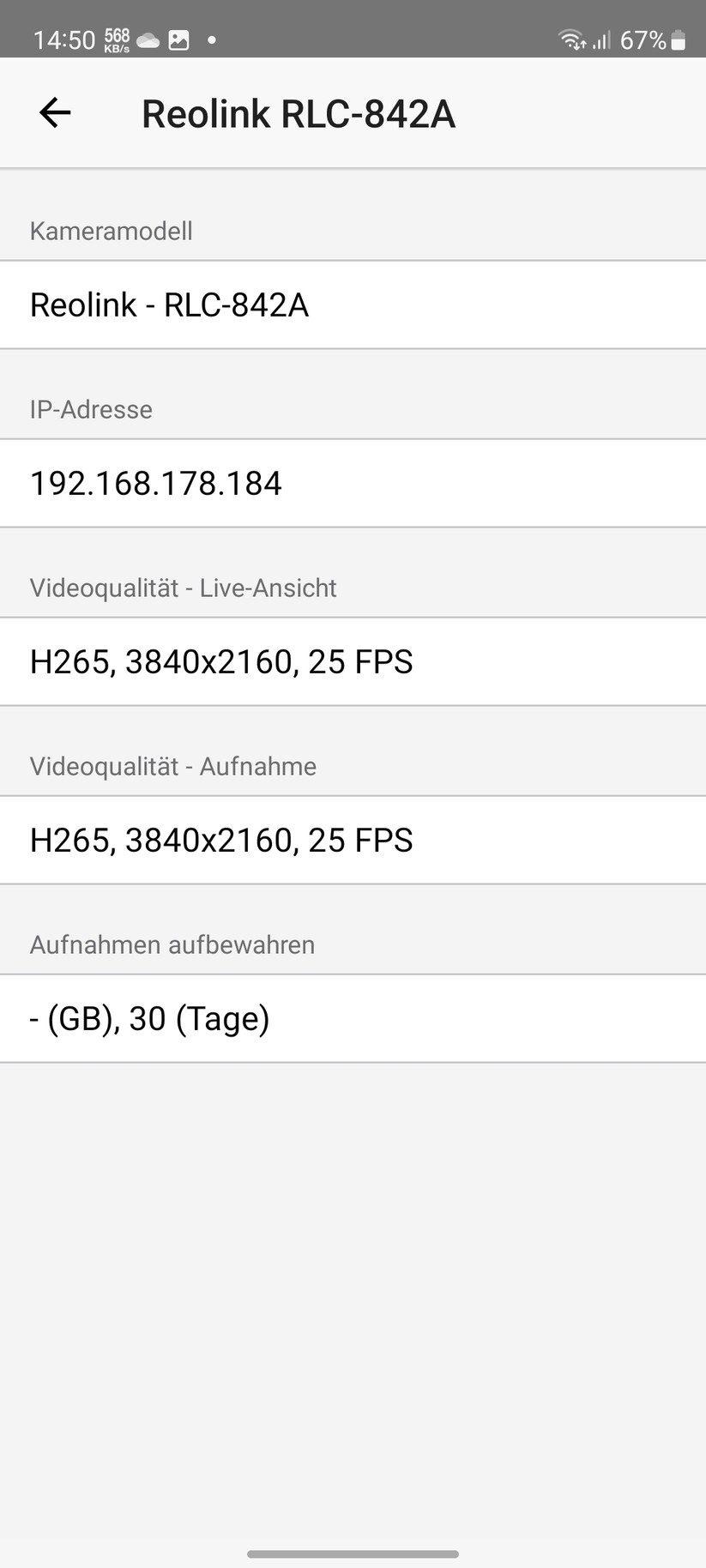 Mobile App Synology DS Cam
