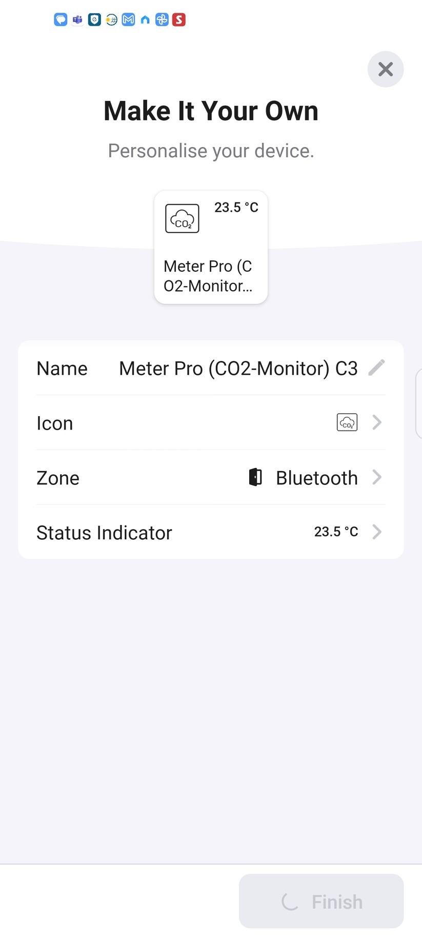  Switchbot Meter Pro CO₂: Integration in Homey Pro