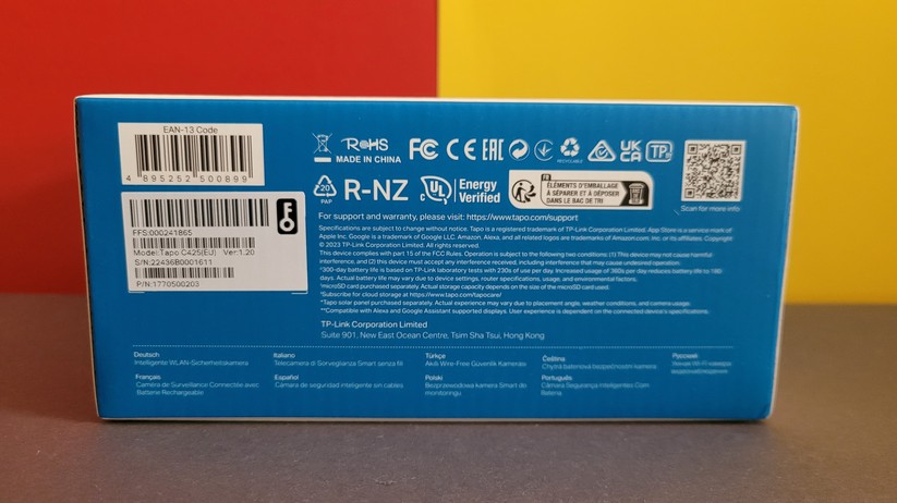 TP-Link C425: Kabellose Überwachungskamera mit Magnethalterung, farbiger Nachtsicht und großem Sichtfeld
