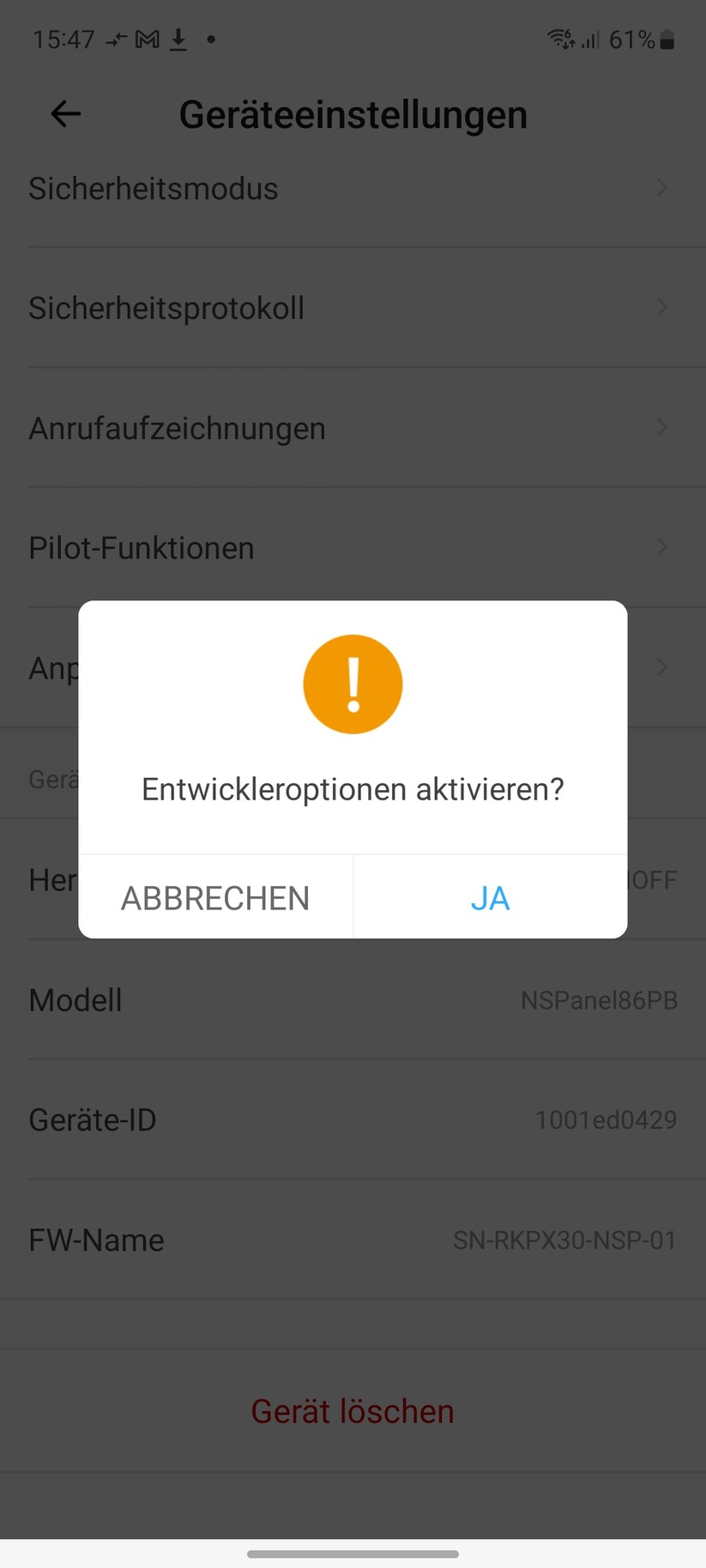 Sonoff NS PAnel Pro: Konfiguration mit Ewelink-App