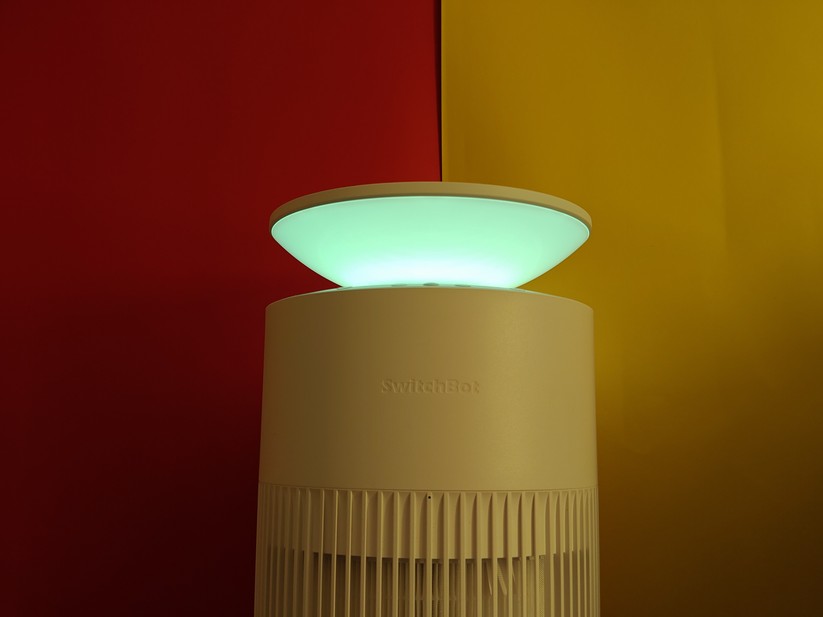 Switchbot Luftreiniger F6: kompakt, leise und Ambientebeleuchtung