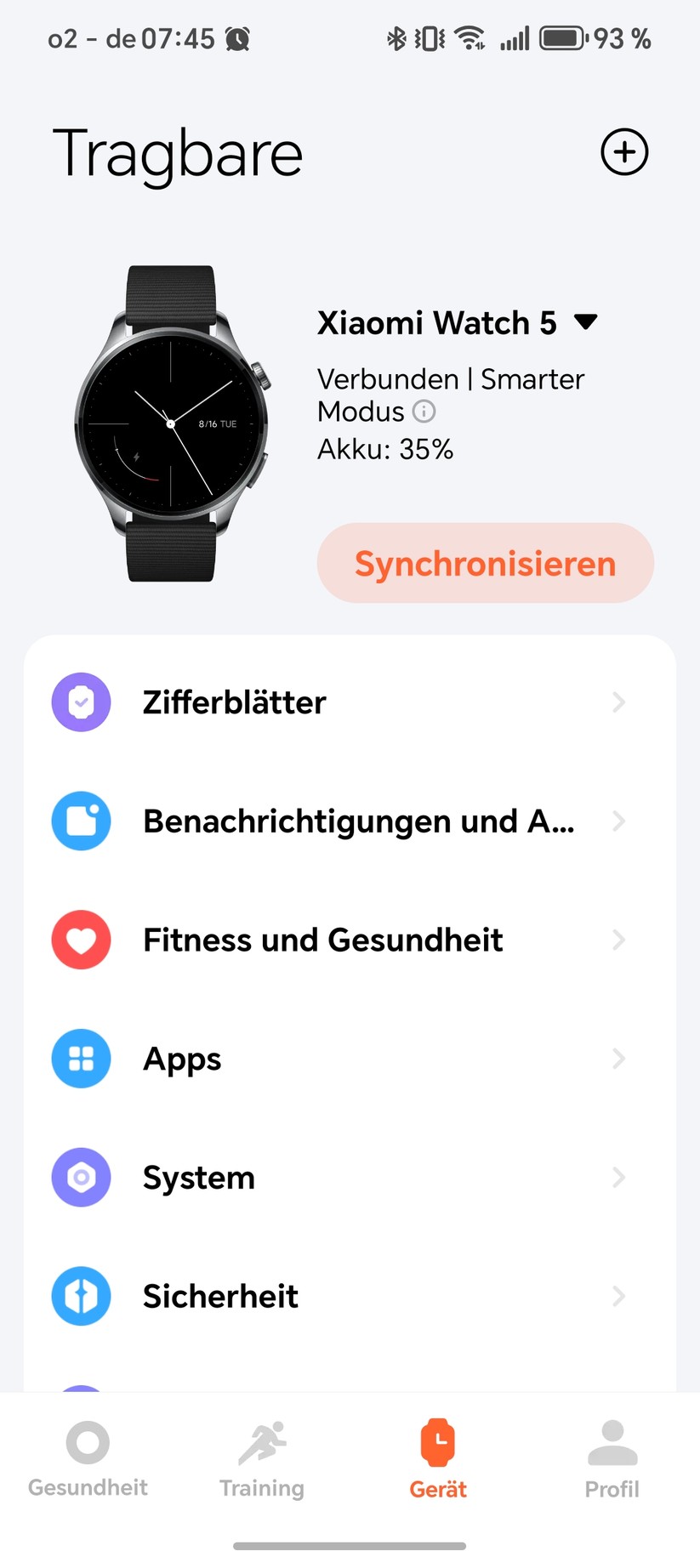 Xiaomi Watch 5 - Mi Fitness App