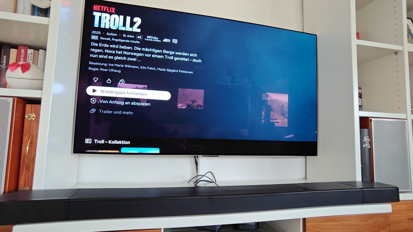 Mit Filmen in Dolby Atmos wie Troll 2 bietet die JBL Bar 1300MK2 ein immersives 3D-Klangerlebnis.