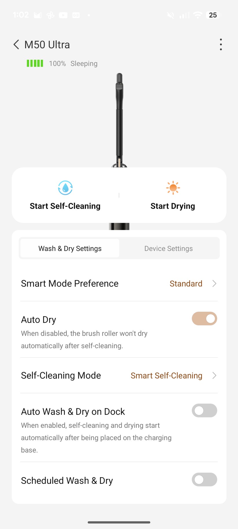 Mova M50 Ultra - Bilder App 