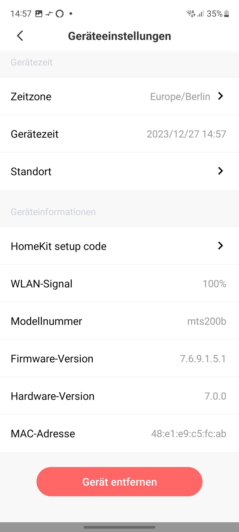 Meross MTS200B: Montage und Inbetriebnahme sind dank detaillierter Informationen in der App schnell erledigt. 
