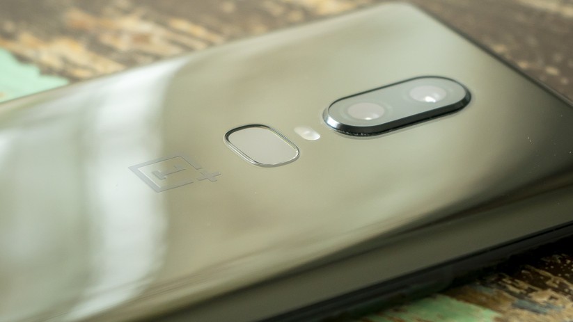 Fingerabdrucksensor auf der Rückseite des Oneplus 6