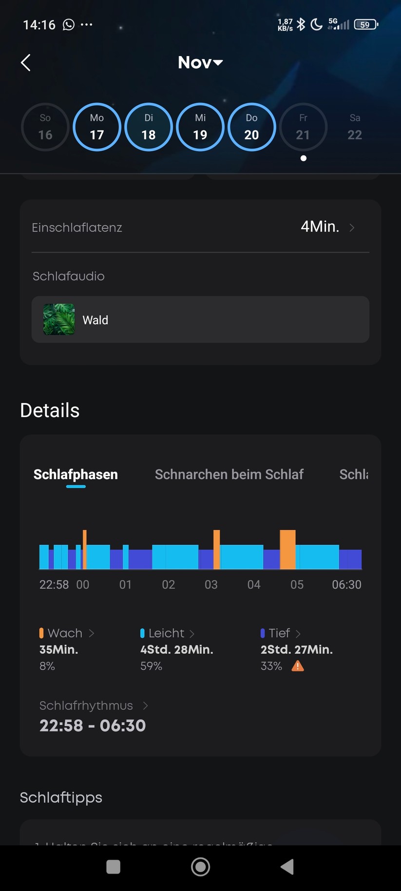 Soundcore Sleep A30 Screenshot