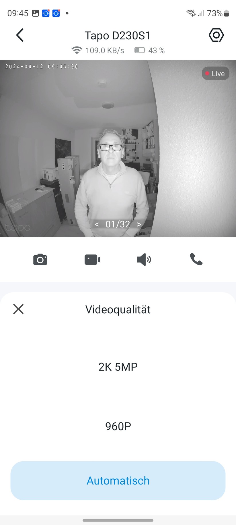 Video-Türklingel TP-Link Tapo D230S1