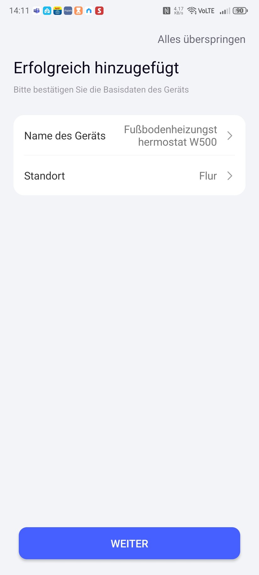 Komfortable und viele Funktionen: Aqara W500 mit Aqara-App