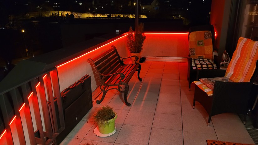 Govee Outdoor Neon Rope Lights (H61A8): Mit RGBIC-Technik ausgestatteter Outdoor-LED-Streifen, der zahlreiche Animationen und Farbverläufe bietet.
