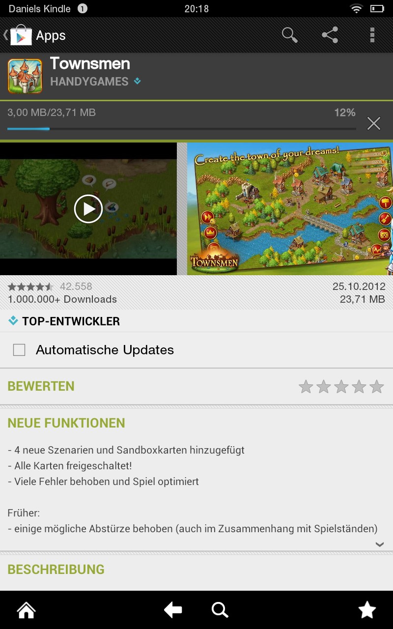 Apps aus dem Play Store installieren