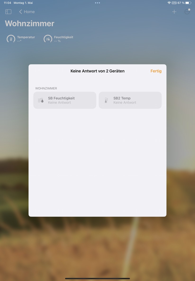 Switchbot 2 ist dank Matter-Unterstütztung auch zu Apple Home kompatibel. Die Einbindung hat im Test funktioniert. Nur liefern die Sensoren keine Werte. Dafür gelingt der Anschluss über Matter an Samsung Smartthings.