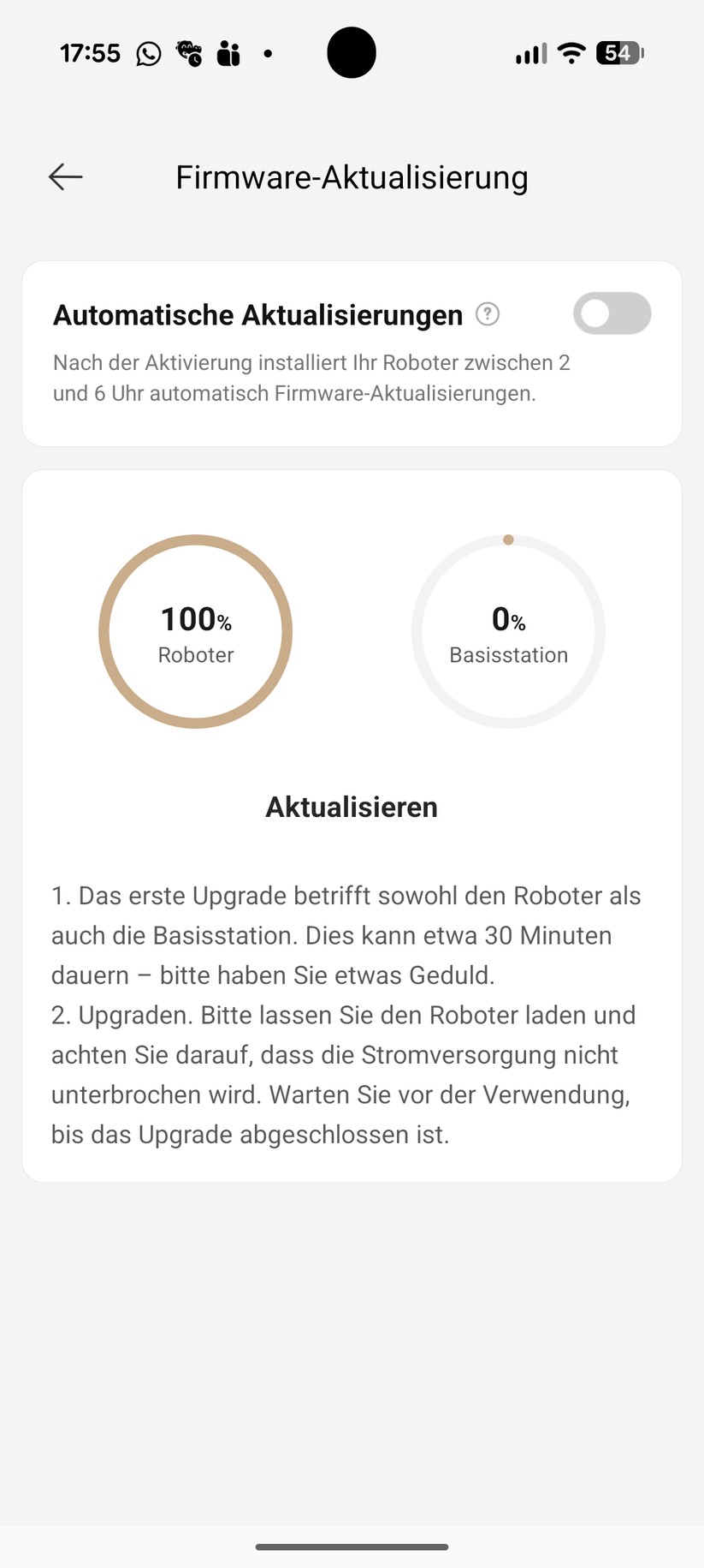 Dreame Aqua 10 Ultra Roller – App & Einrichtung