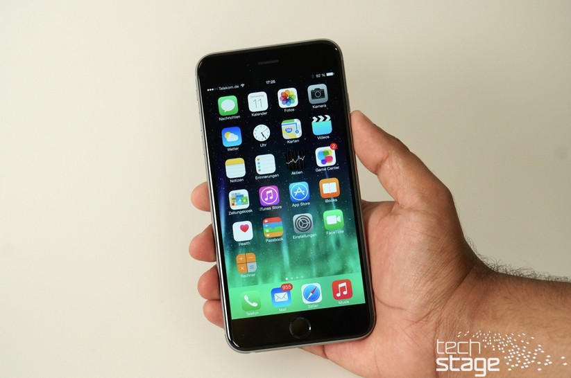 iPhone 6 Plus – in der Hand