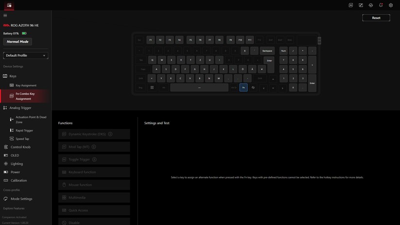 ROG Azoth 96 HE - Bilder App