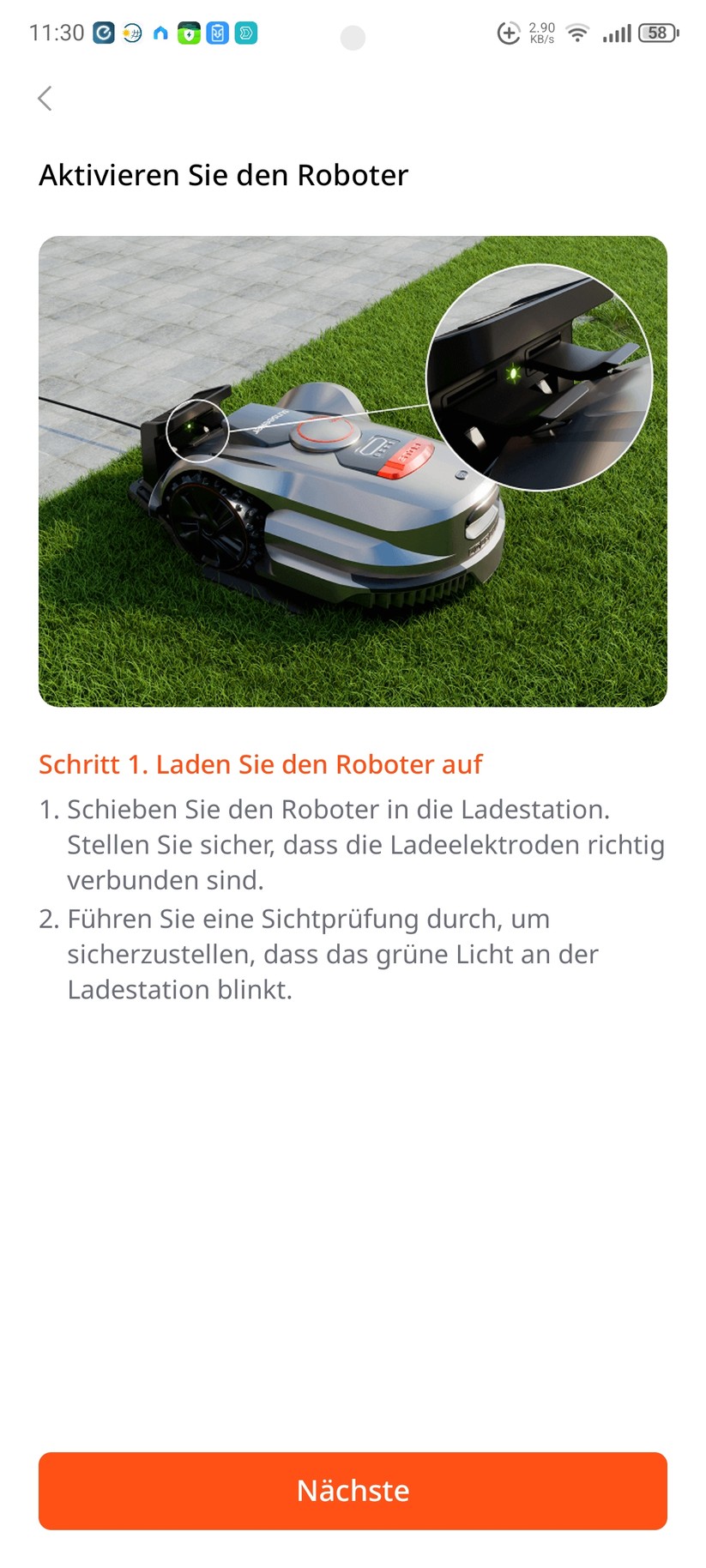  Inbetriebnahme und Kartierung