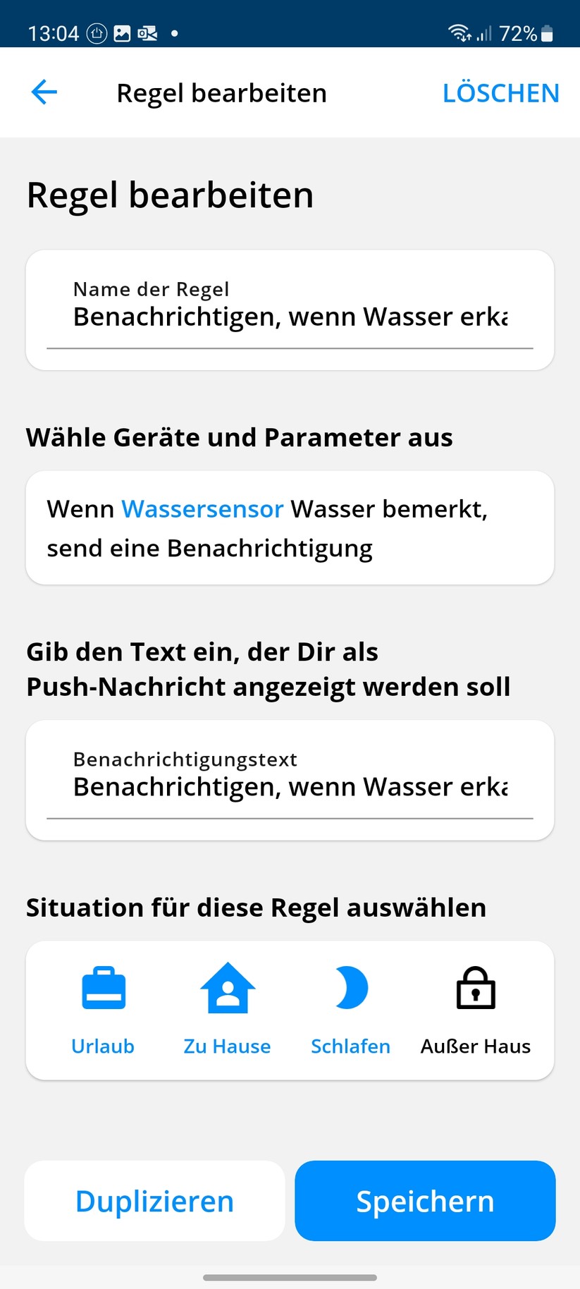 Fibaro Wassermelder mit Smart Home by Hornbach