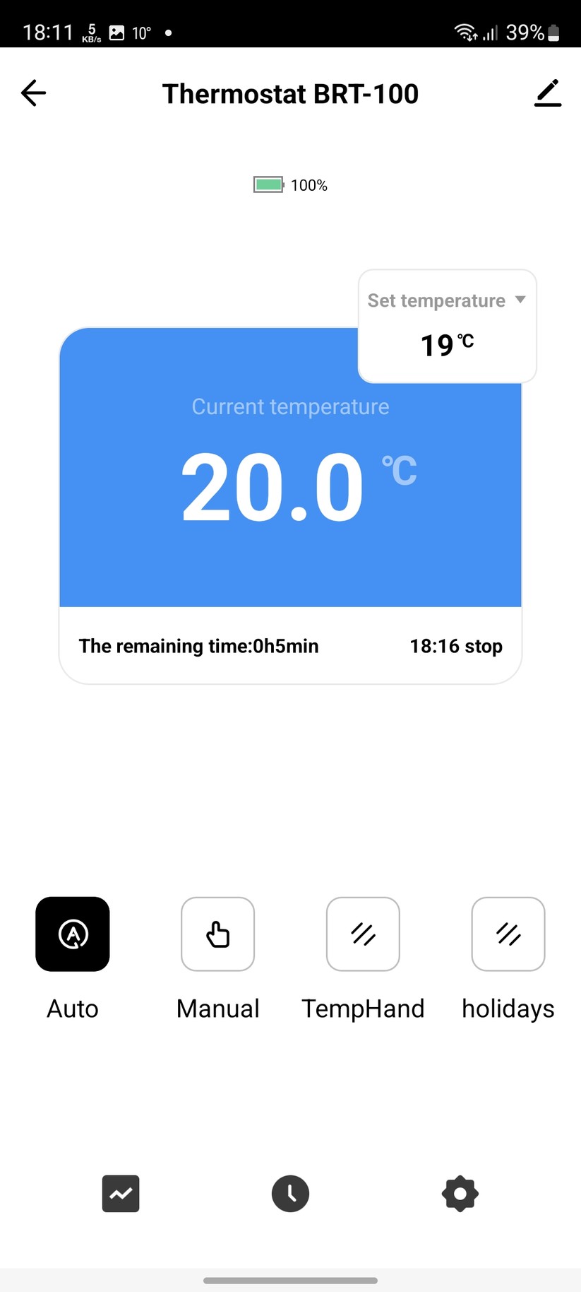 Smartes Heizkörperthermostat Moes BRT-100: Tuya-App