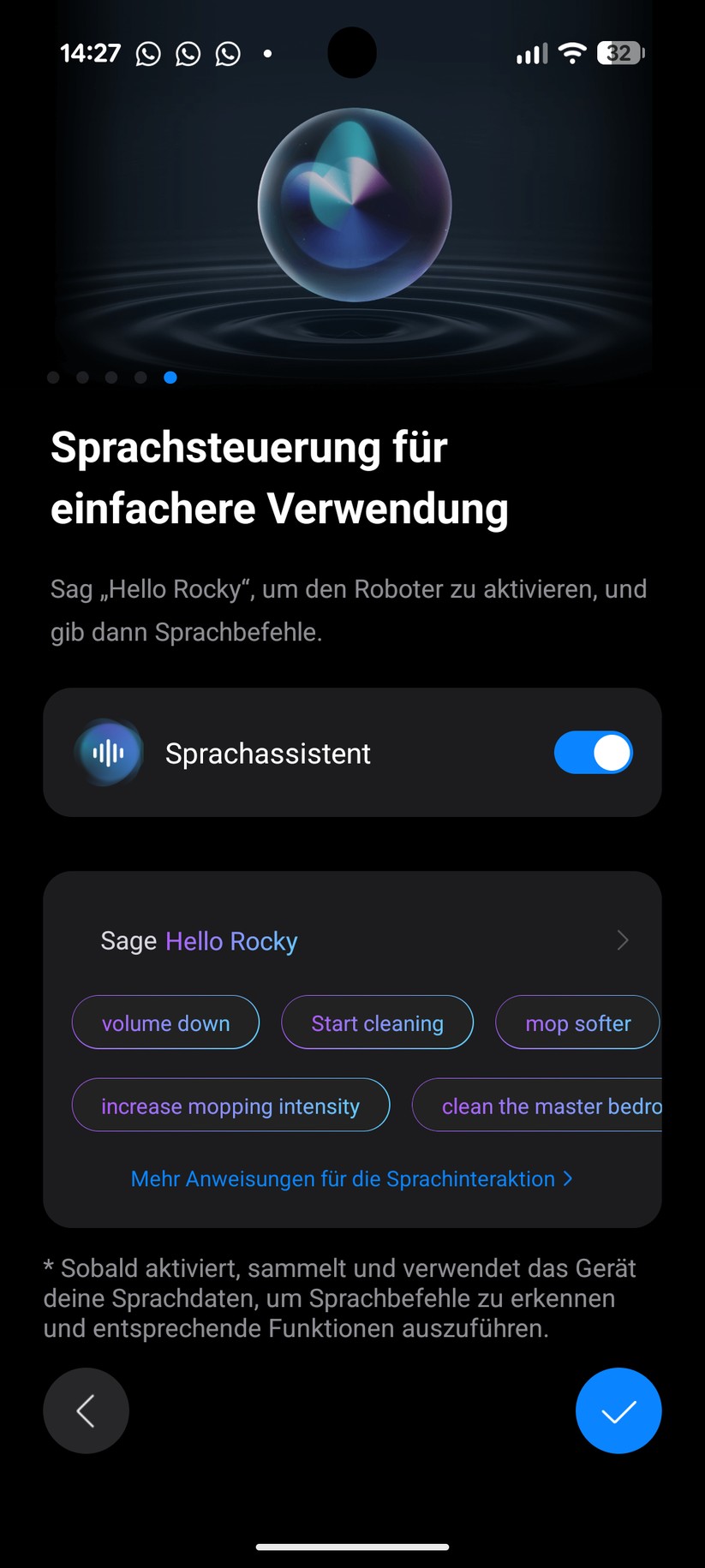 Roborock Qrevo Curv 2 Flow – App & Einrichtung