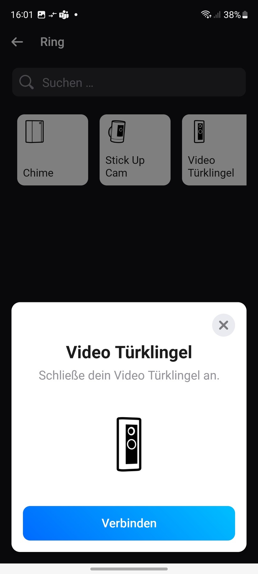 Ring Battery Video Doorbell Plus: Eine Integration in Homey Pro ist möglich.