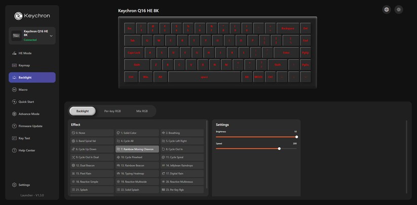 Keychron Q16 HE 8K - Bilder App