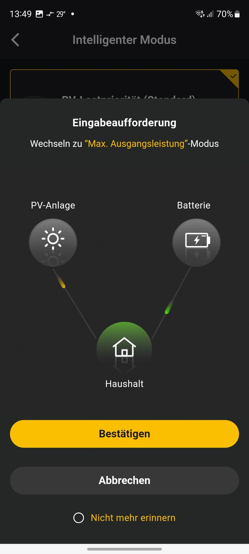  Einstellungen mit der App Alpha Lite