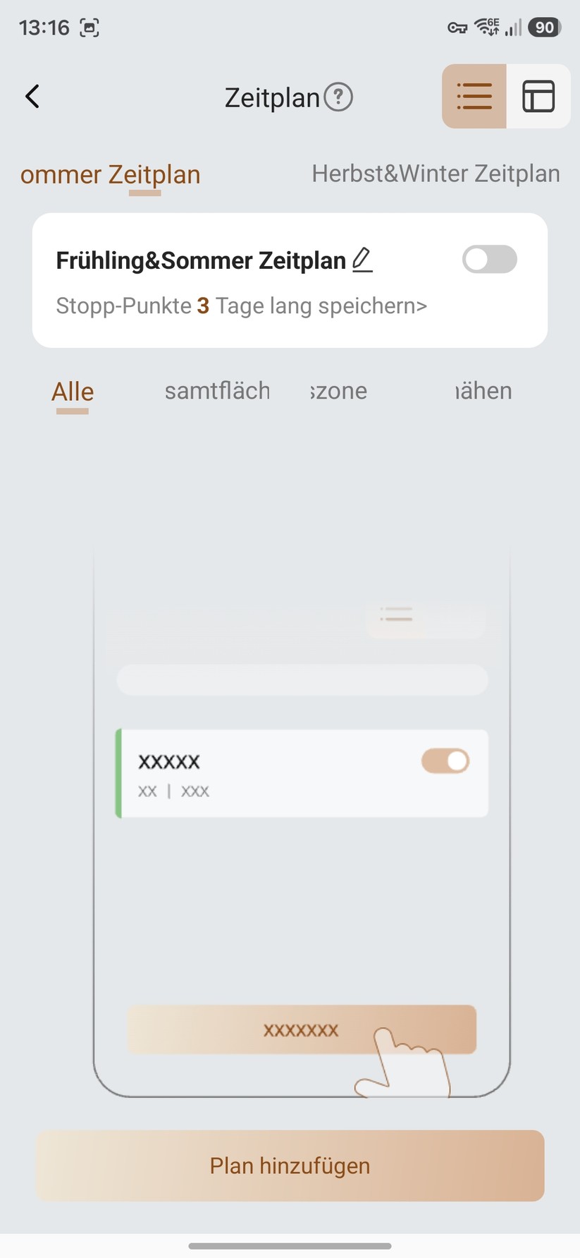 Über die Movahome-App lässt sich der Viax 500 steuern. Sie ist übersichtlich und lässt sich leicht bedienen.