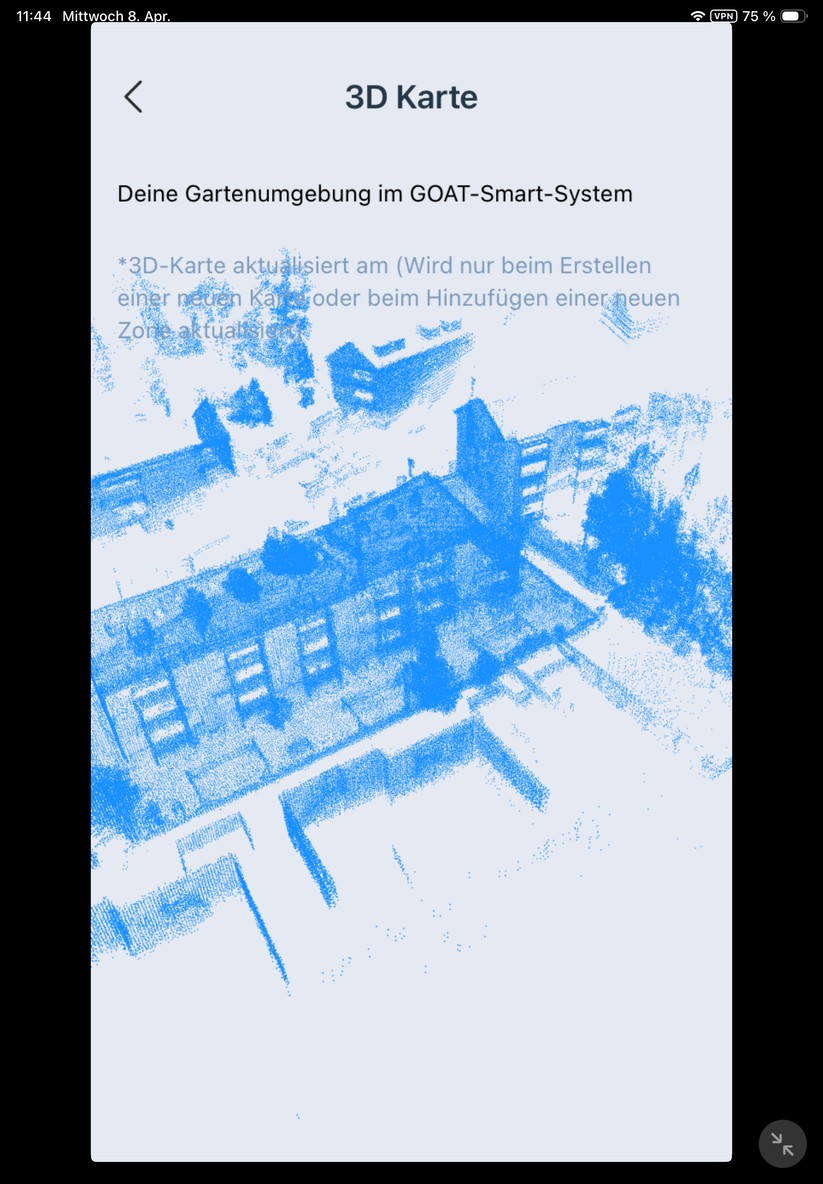 So sieht die LiDAR-Einheit die Umgebung.