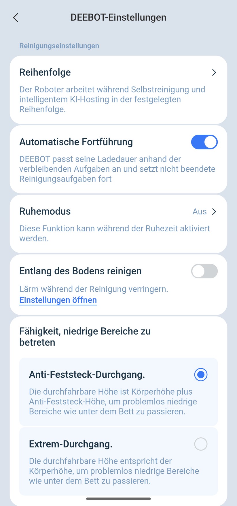 Ecovacs T50 Omni – App & Reinigung