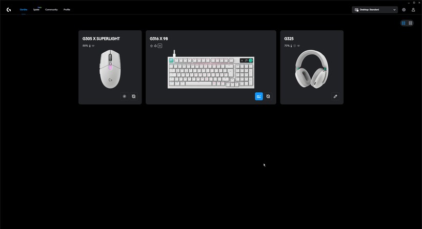 Logitech G305X Lightspeed - Bilder App 