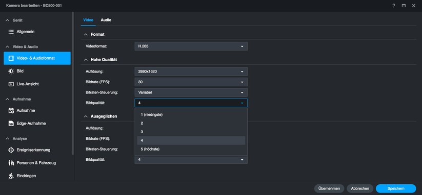 Synology BC500: Setup und Einstellungen