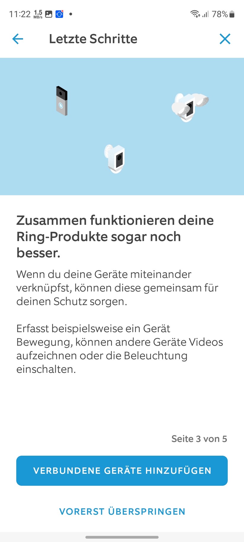 Ring Intercom: Einrichtung