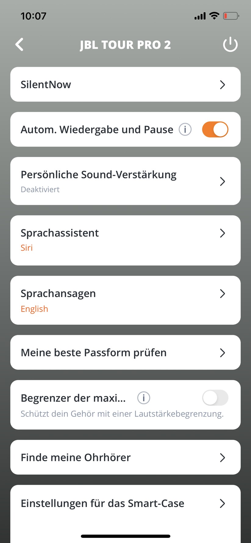 JBL Tour Pro 2 Screenshot