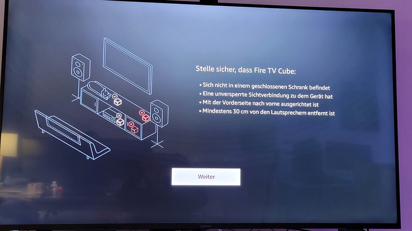 Fire TV Cube 2022: Setup