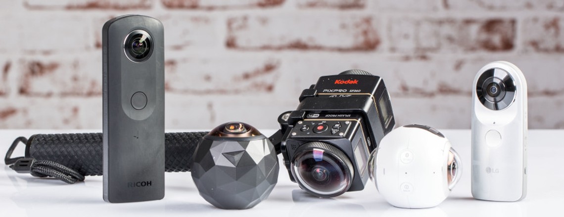 360-Grad-Kameras im Vergleich: LG, Ricoh, Kodak & 360fly