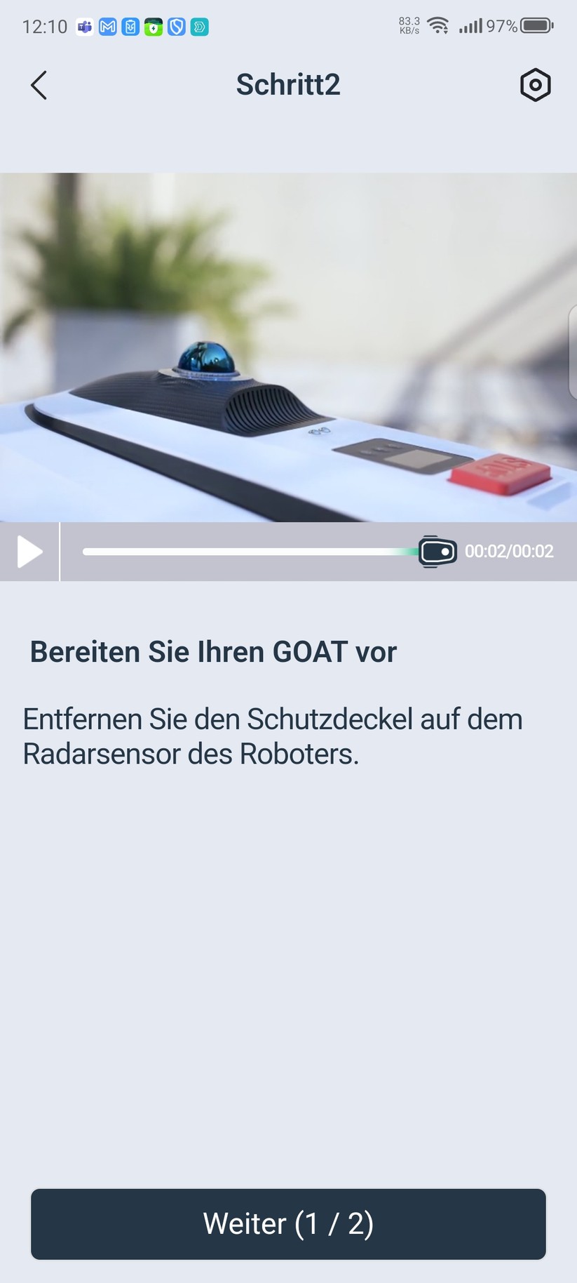  Inbetriebnahme und Kartierung