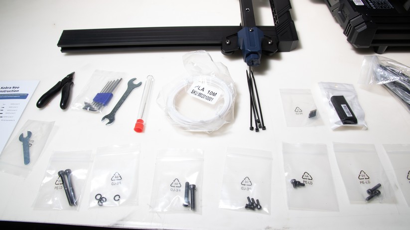 Aufbau des Anycubic Kobra Neo 