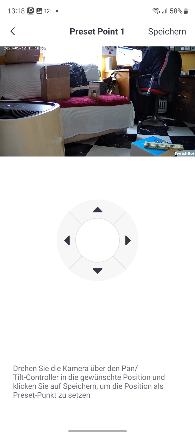 Switchbot PTZ-Überwachungskamera 2K