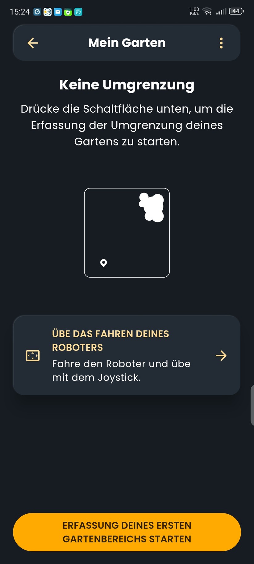  "Begrenzung registrieren"