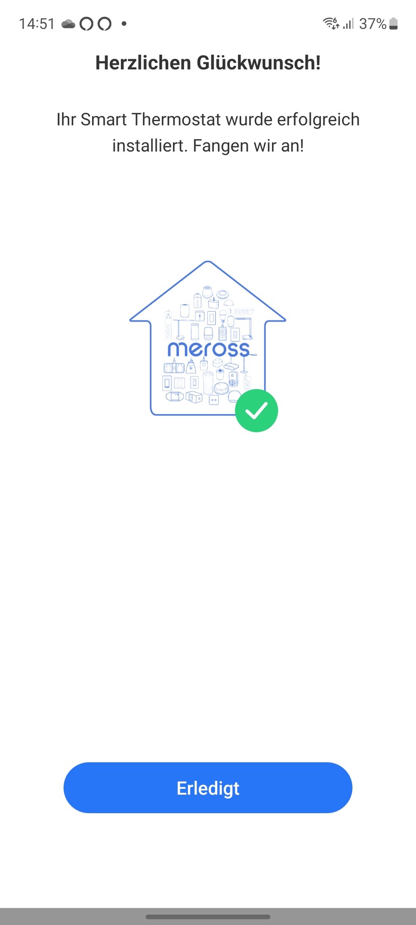 Meross MTS200B: Montage und Inbetriebnahme sind dank detaillierter Informationen in der App schnell erledigt. 