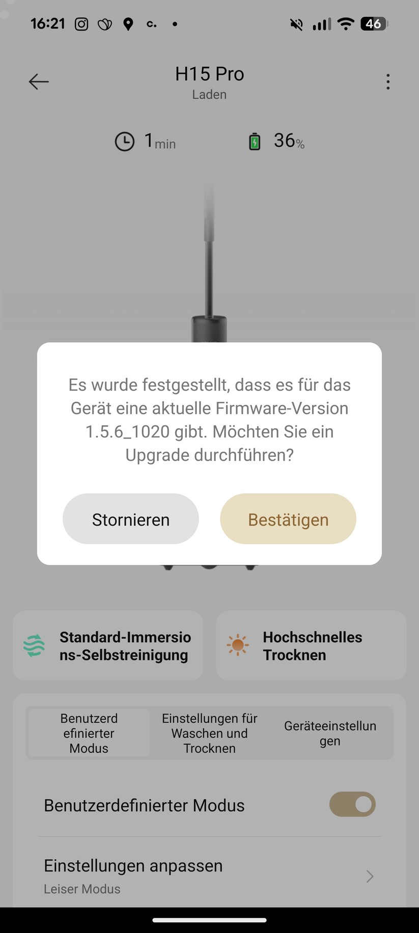 Dreame H15 Pro – App