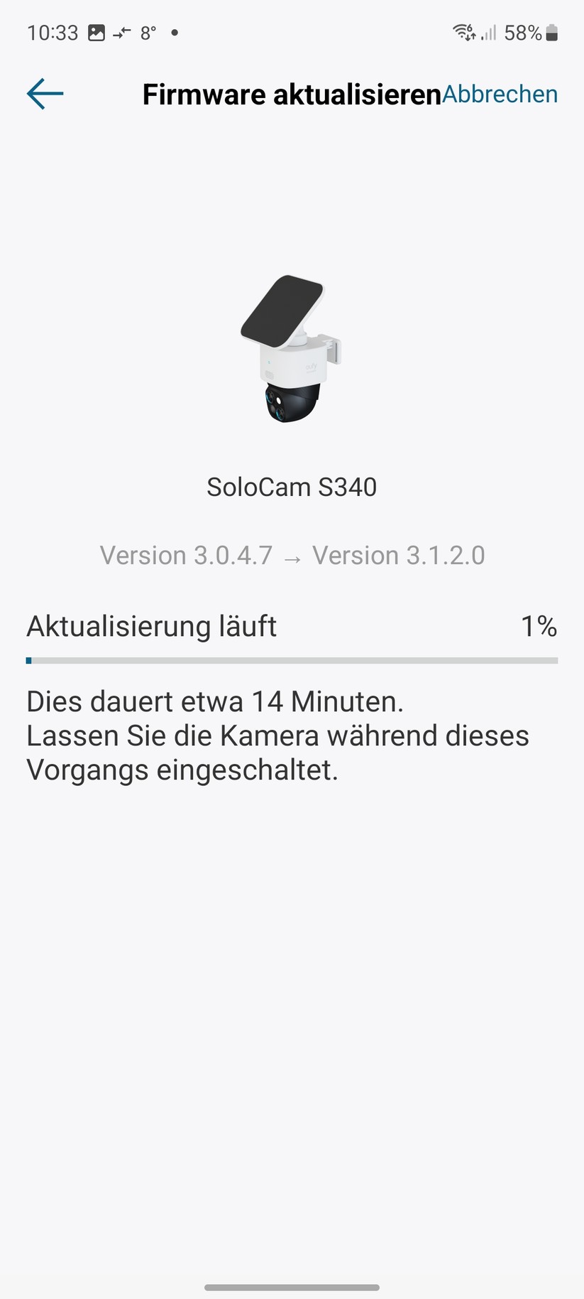 Eufy Solocam S340: Hinweise zur Montage in der App