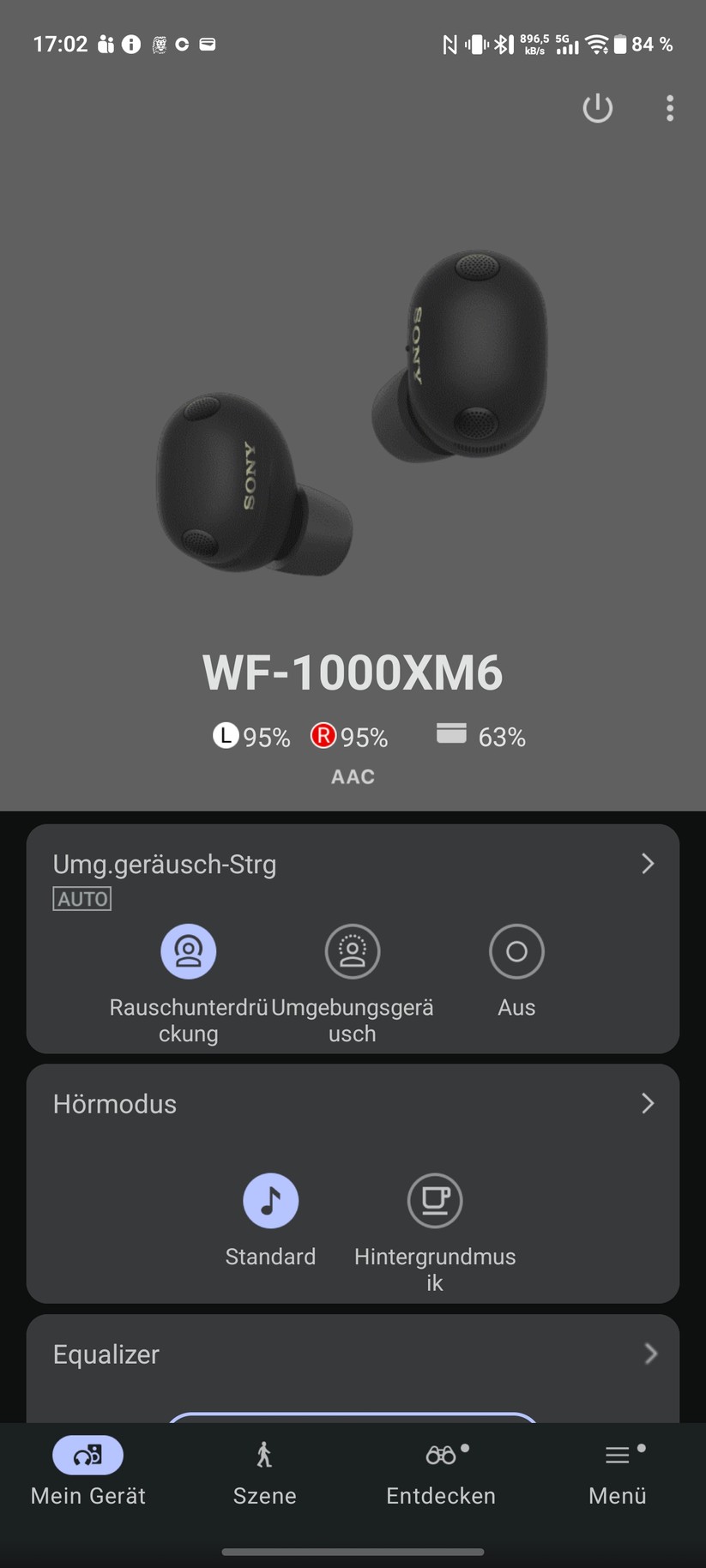 Sony 1000XM6 Screenshot